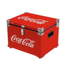 Caixa Térmicas Cooler 30 Litros em Metal Logo Coca-Cola - 1