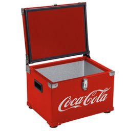 Caixa Térmicas Cooler 30 Litros em Metal Logo Coca-Cola - 3