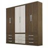 Guarda-Roupa Casal 6 Portas 9 Gavetas Tróia - 2