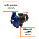 Ver imagem 3 de Motobomba Centrífuga Hydrobloc C3000nt Ksb Tri 3cv 220v/380v