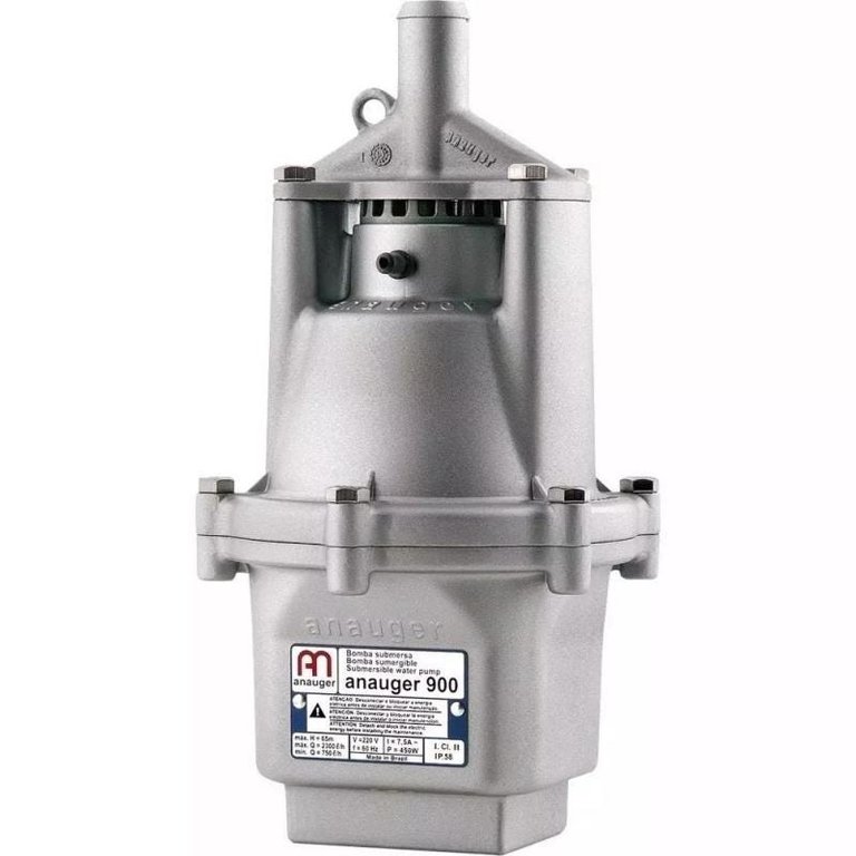 Bomba D Água Submersa 2300/Hora Anauger 900 450W 127V