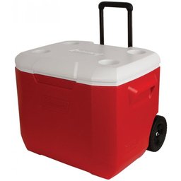 Caixa Térmica Coleman 60 QT 56,7 Litros com Rodas Vermelho - 1