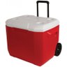 Caixa Térmica Coleman 60 QT 56,7 Litros com Rodas Vermelho - 1