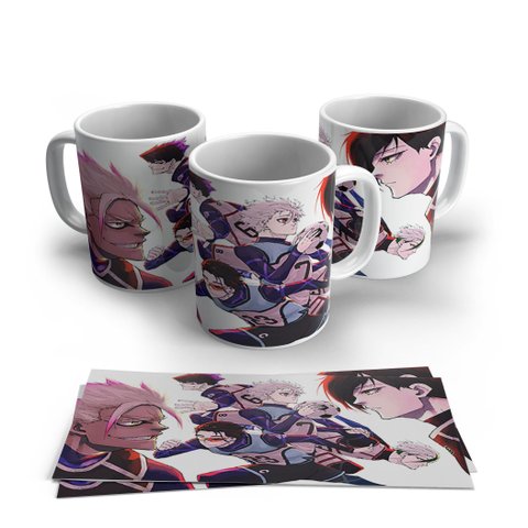 Caneca de Porcelana Blue Lock Modelo 01