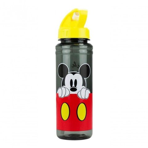Garrafa Plastico com Canudo Mickey Mouse 700ml Disney