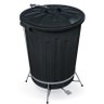 Lixeira grande com pedal de ferro reforçado 65L - 1