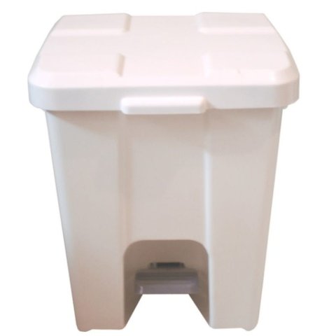 Lixeira plastico cesto quadrado 15l com pedal