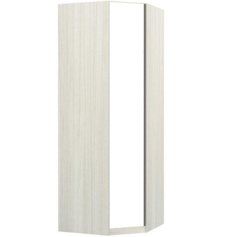 Guarda Roupa 1 Porta 1 Cabideiro Legno Crema Com Branco Mat