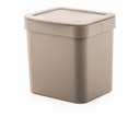 Ver imagem 1 de Lixeira Trium Bege 4,7 Litros com Tampa - Marca OU cozinha