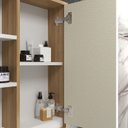 Ver imagem 3 de Gabinete de Banheiro 80cm com Lavatório e Armário Ref 830 Cewal - Itapuã/off White