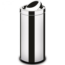 Lixeira Inox 9,1 Litros com Tampa Basculante - Martinazzo - 2