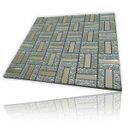 Ver imagem 5 de Pastilha de Vidro Kit 10 Uni Adesiva Parede Sala Cozinha Banheiro Facil Aplicacao Decorativa Moderna