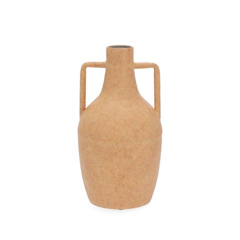 Vaso Decorativo em Metal Bege 34,5cm 18944 Mart