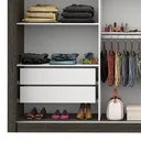 Ver imagem 7 de Guarda-Roupa Casal com Espelho 3 Portas de Correr Lotse Espresso Móveis Flex Color