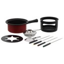 Ver imagem 3 de Aparelho para fondue Antiaderente Aspen Vermelho kit 8 peças