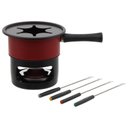 Ver imagem 2 de Aparelho para fondue Antiaderente Aspen Vermelho kit 8 peças