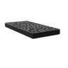Cama Box Solteiro 88 Tecido Sintético Preto com Colchão Espuma D20 - Tampo Preto 12cm - 3