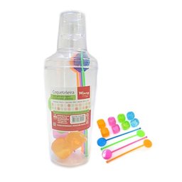 Coqueteleira Shakeira Acrilico 500ml Cubos Gelo Misturador - 1