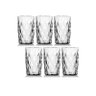 Jogo de Copos Diamante Clear 350ml Vidro Class Home - 1