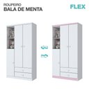 Ver imagem 7 de Quarto Infantil Pimpolho Branco/branco E Rosa Chá Ii