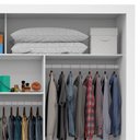 Ver imagem 7 de Guarda-Roupa Casal Anjos 3 Portas Branco