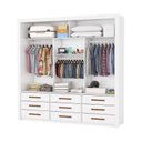 Ver imagem 5 de Guarda-Roupa Casal Anjos 3 Portas Branco
