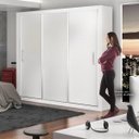 Ver imagem 5 de Guarda-Roupa Casal 3 Portas de Correr Bahia