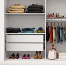 Guarda-Roupa Casal com Espelho 3 Portas de Correr Lotse Espresso Móveis - 7
