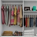 Ver mais imagens de Guarda-Roupa Casal com Espelho 3 Portas de Correr Anjos