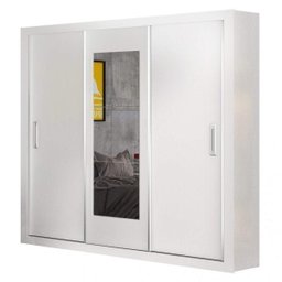 Guarda-Roupa Casal com Espelho 3 Portas de Correr Bahia - 3