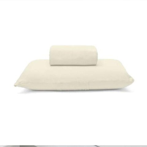Jogo de Cama Basic Solteiro 2 Peças 100% Algodão em Malha Penteada com Lençol com Elástico