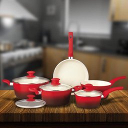 Jogo De Panelas Cerâmica 5 Peças 4,5mm Class Home - 2