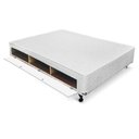 Ver imagem 1 de Cama Box Closet Casal Poli Tecido White (138x188x23) - Castor