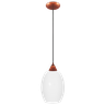 Pendente Moderno Barril Extra Grande Multi Ambientes:cobre/cobre C/leitoso/110/220 - 1