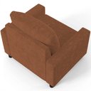 Ver mais imagens de Kit 02 Poltronas Decorativa Para Sala De Estar E Recepção Malta L02 Bouclê Terracota - Lyam Decor
