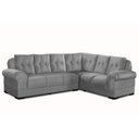 Ver imagem 2 de Sofá de Canto Rubi 5 Lugares Suede 2,67x2,02m Base Removível Sofá Casa