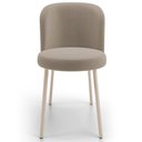 Ver imagem 3 de Kit 04 Cadeiras para Sala de Jantar Cozinha Estofada Gavi Arena L02 Bouclê Bege - Lyam Decor