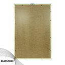 Ver imagem 3 de Moldura A2 42x60cm com Fundo sem Vidro Quadro Poster Foto:branco