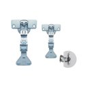 Ver imagem 5 de Dobradiça Hettich Selekta 4 270° Cobrim. 11Mm Niquelada (Kit Com 2 Un.)