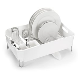 Escorredor de Louças com Porta Talheres Deluxe 12 Pratos - 1