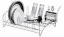 Ver imagem 1 de Escorredor De Pratos e Copos com Porta Talheres Em Inox