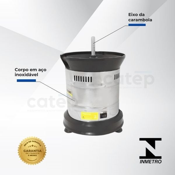 Espremedor de Laranja Industrial Vithory Bivolt Copo 1 Litro - 4