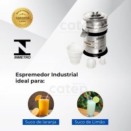 Espremedor de Laranja Industrial Vithory Bivolt Copo 500ml - 6