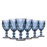 Jogo de Taças Água Diamante Azul 260ml Vidro Class Home - 1