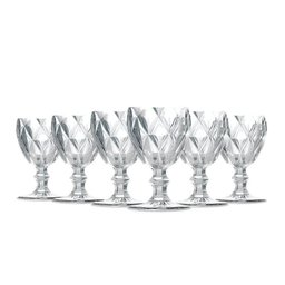 Jogo de Taças Água Diamante Clear 260Ml Vidro Class Home - 1