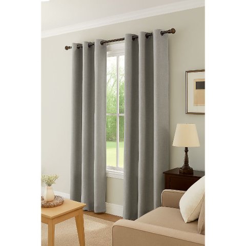 Cortina Gaze Linho com Forro de Microfibra com Ilhós 2,80 X 2,30 Metros - Prata