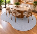 Ver imagem 3 de Tapete Ágave Orgânico 1,98x2,48m Estilo Sisal Antiderrapante Cinza