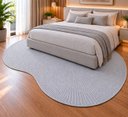 Ver imagem 6 de Tapete Ágave Orgânico 1,98x2,48m Estilo Sisal Antiderrapante Cinza