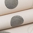 Ver imagem 2 de Papel De Parede Importado Dekor Lavável Vinílico Texturizado Geométrico Cinza Com Preto - Rolo 53cm