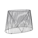 Ver imagem 1 de Base de Mesa Pisa Oval Raiada 150 X 60 Cm Metal Preto